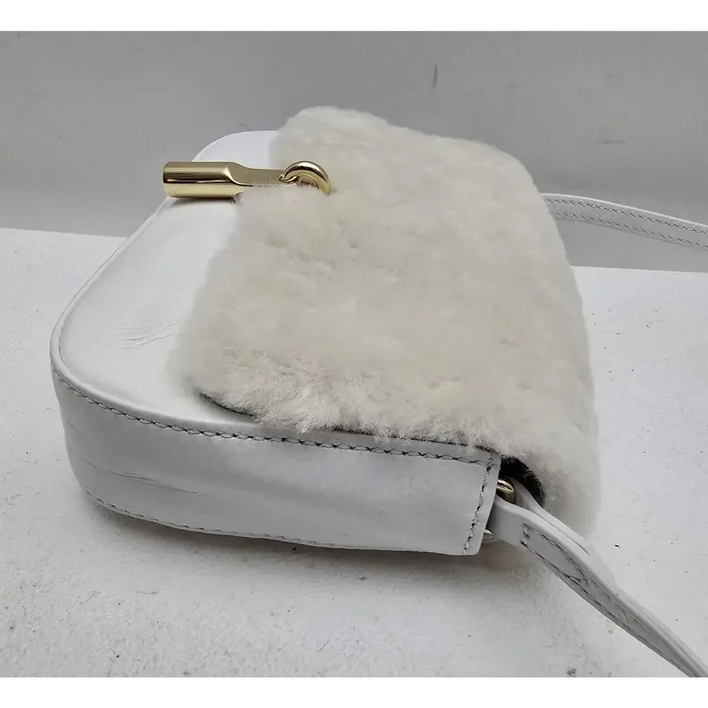 ELIZABETH AND JAMES Cynnie Nano Crossbody Leather Sheepskin Purse Bag